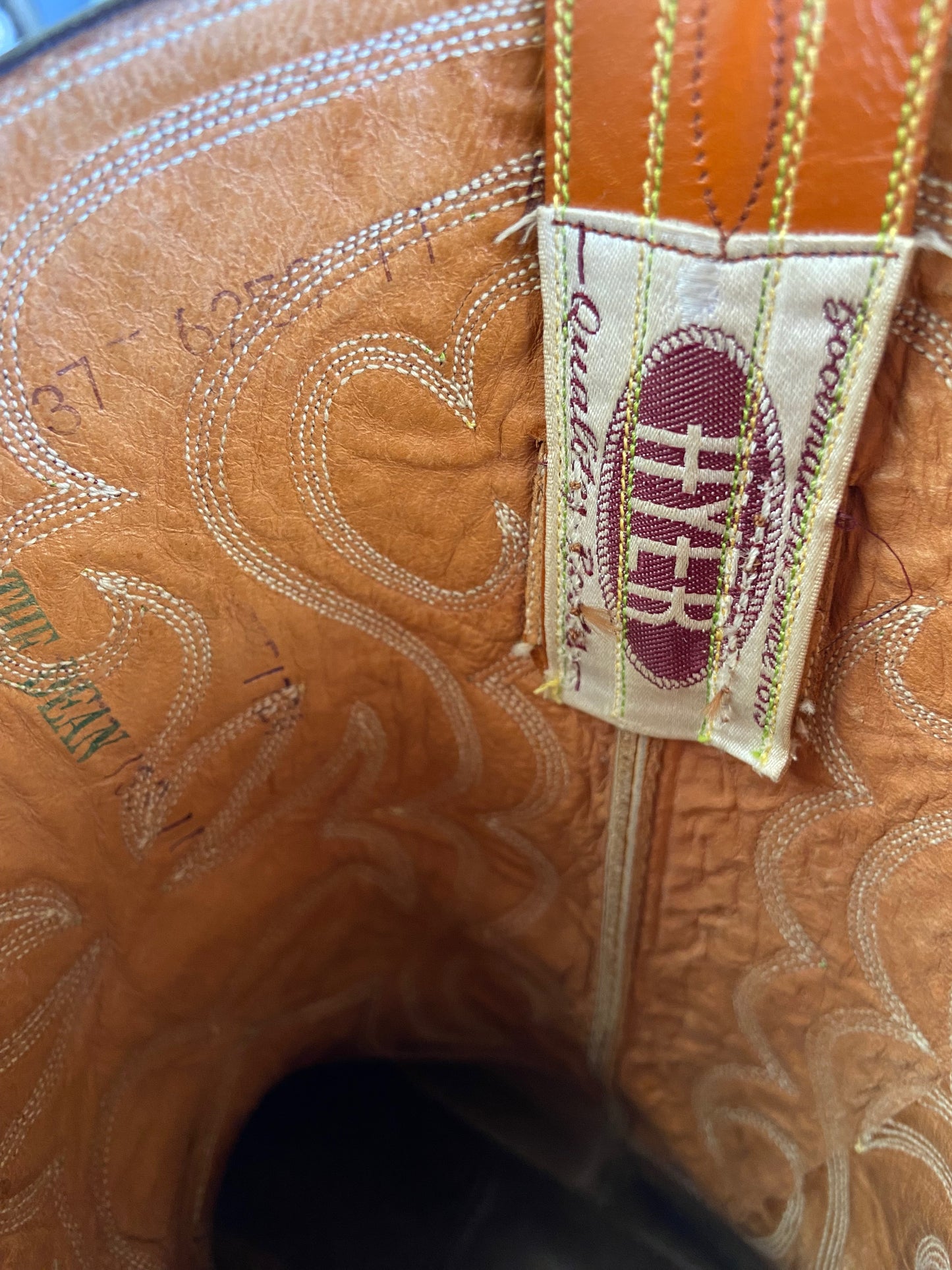 1960 Hyer Cowboy Boots "The Dean" 11 A