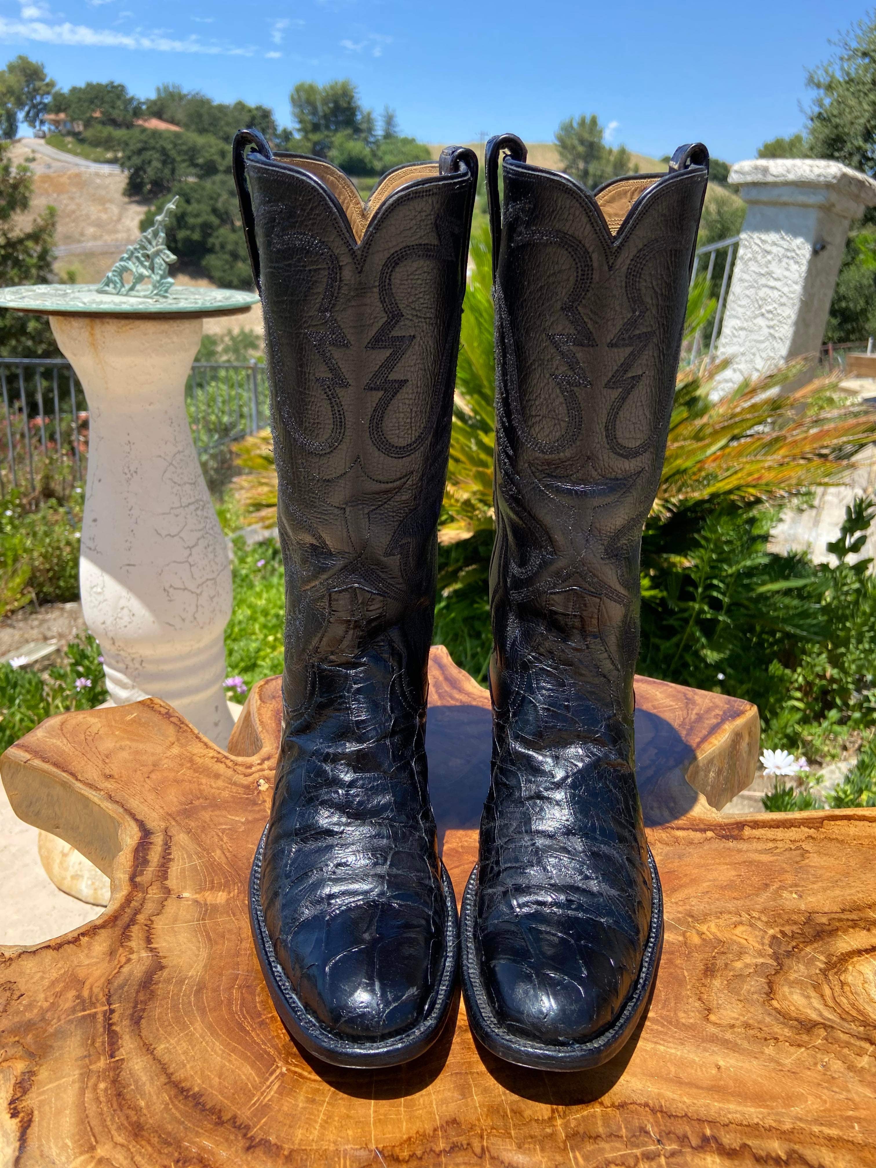 Abraham Rios Boot Company Anteater Cowboy Boots size 6 B Western Boot