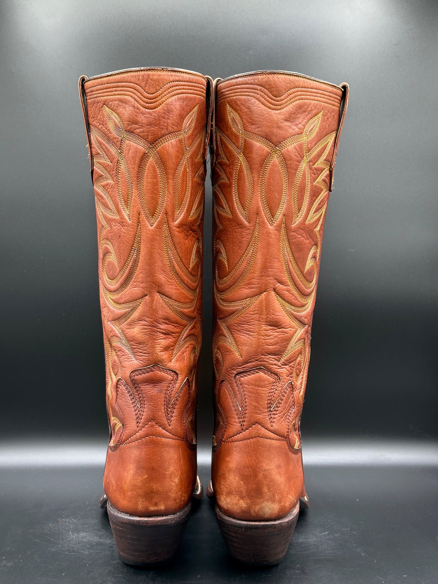 Paul Bond Custom Calf Skin Cowboy Boots size 11 B