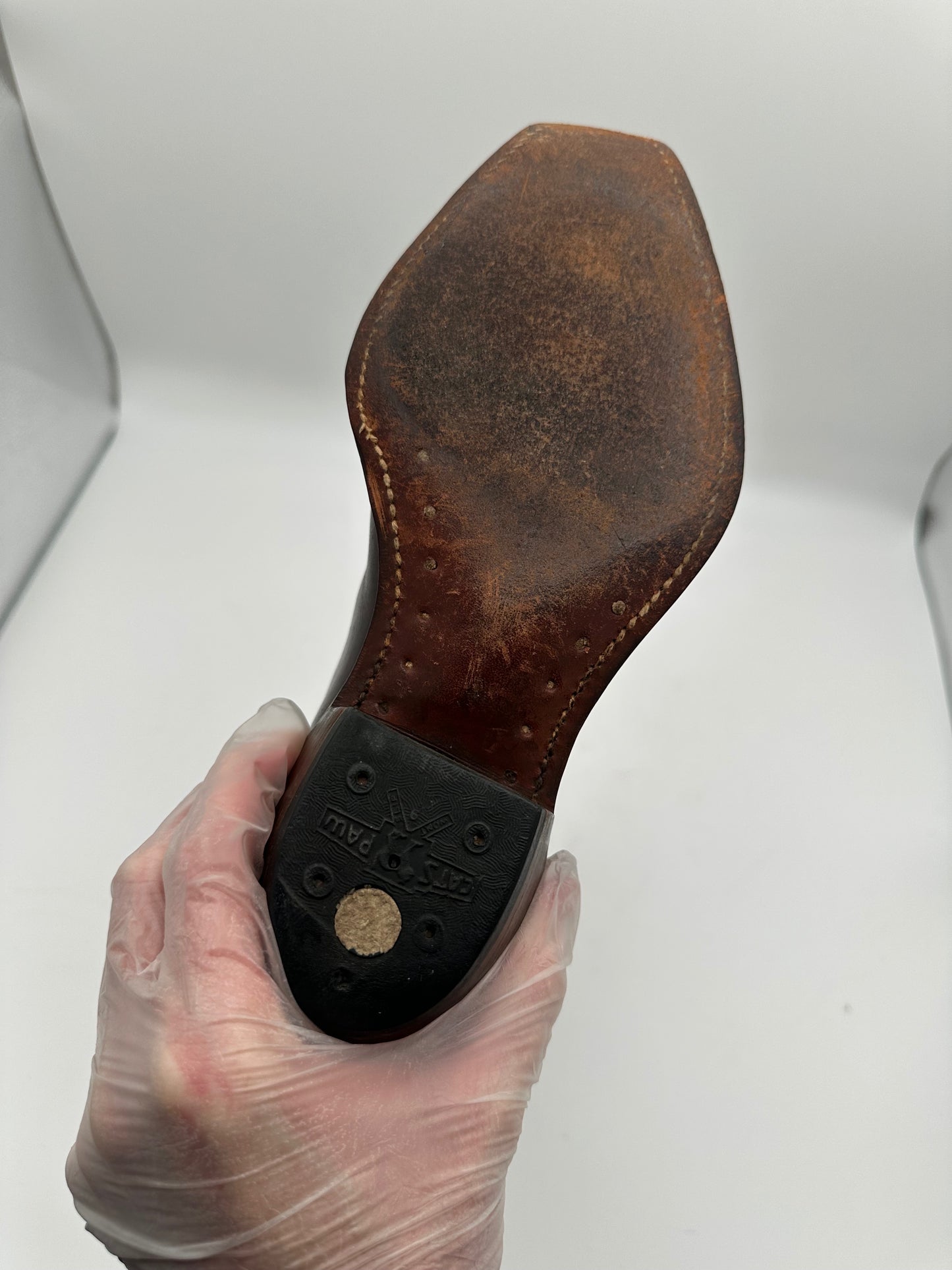 1940's ACME Vintage Inlay Cowboy Boots size 8 D