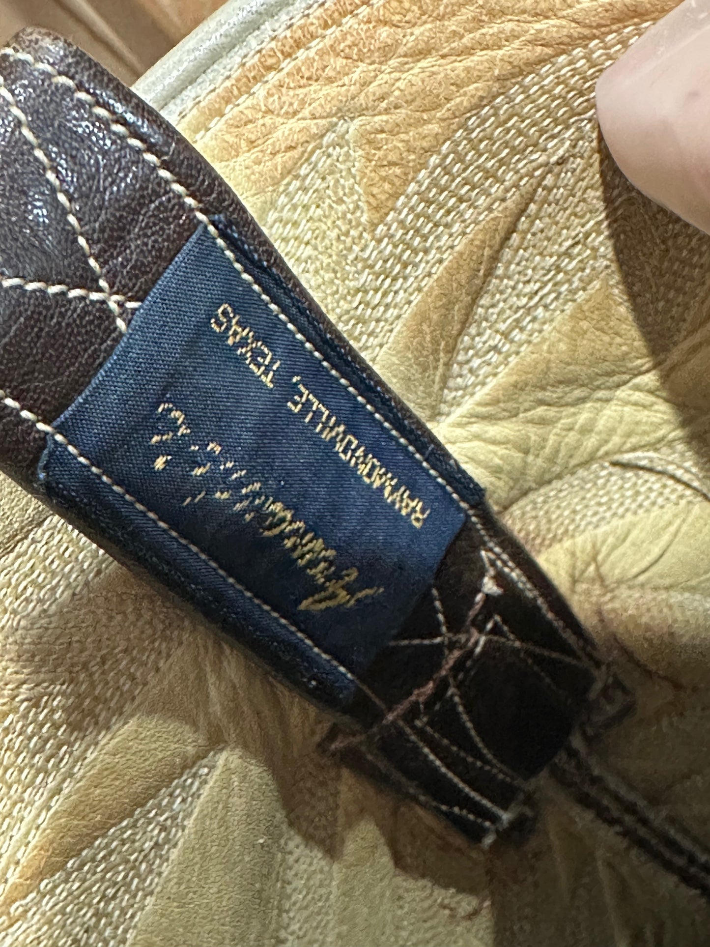 Rios Boot Company Custom Preban Anteater Cowboy Boots size 8 D