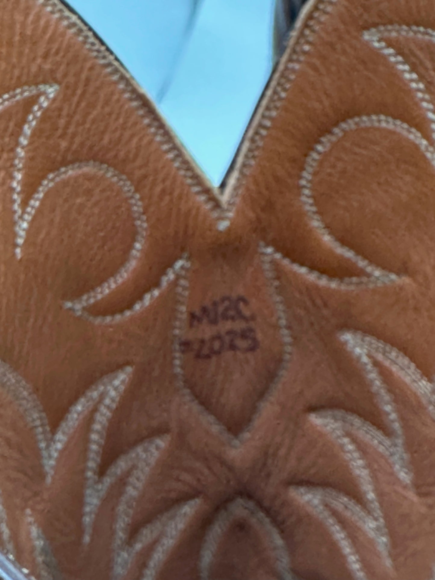 J & M Full Quill Ostrich Custom Cowboy Boots size 12 C