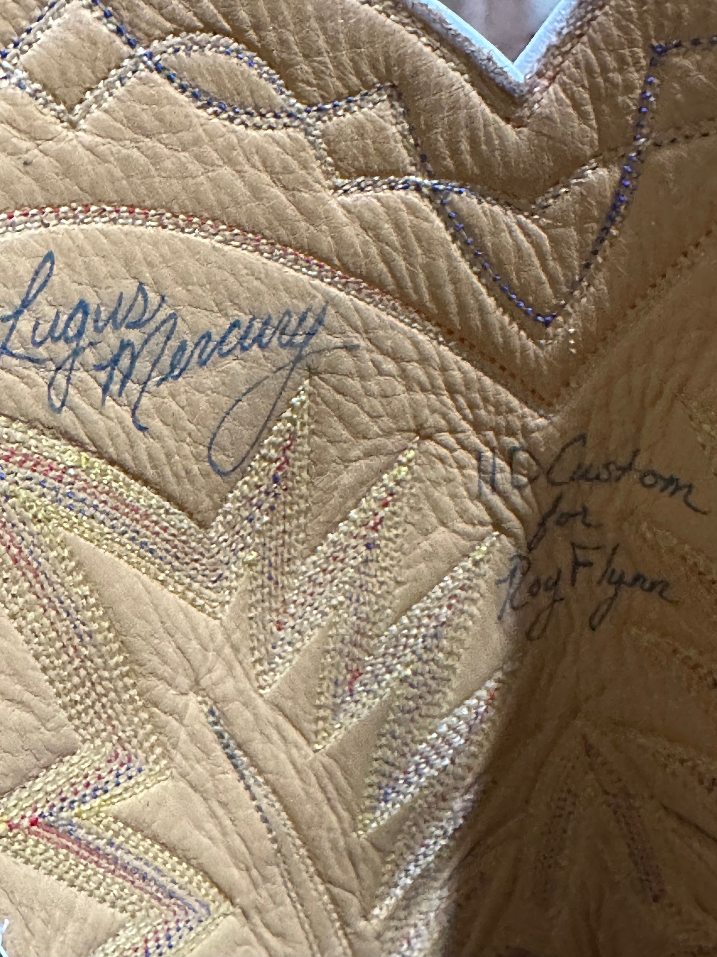 Lugus Mercury Custom Sueded Pig Skin Cowboy Boots size 11 D