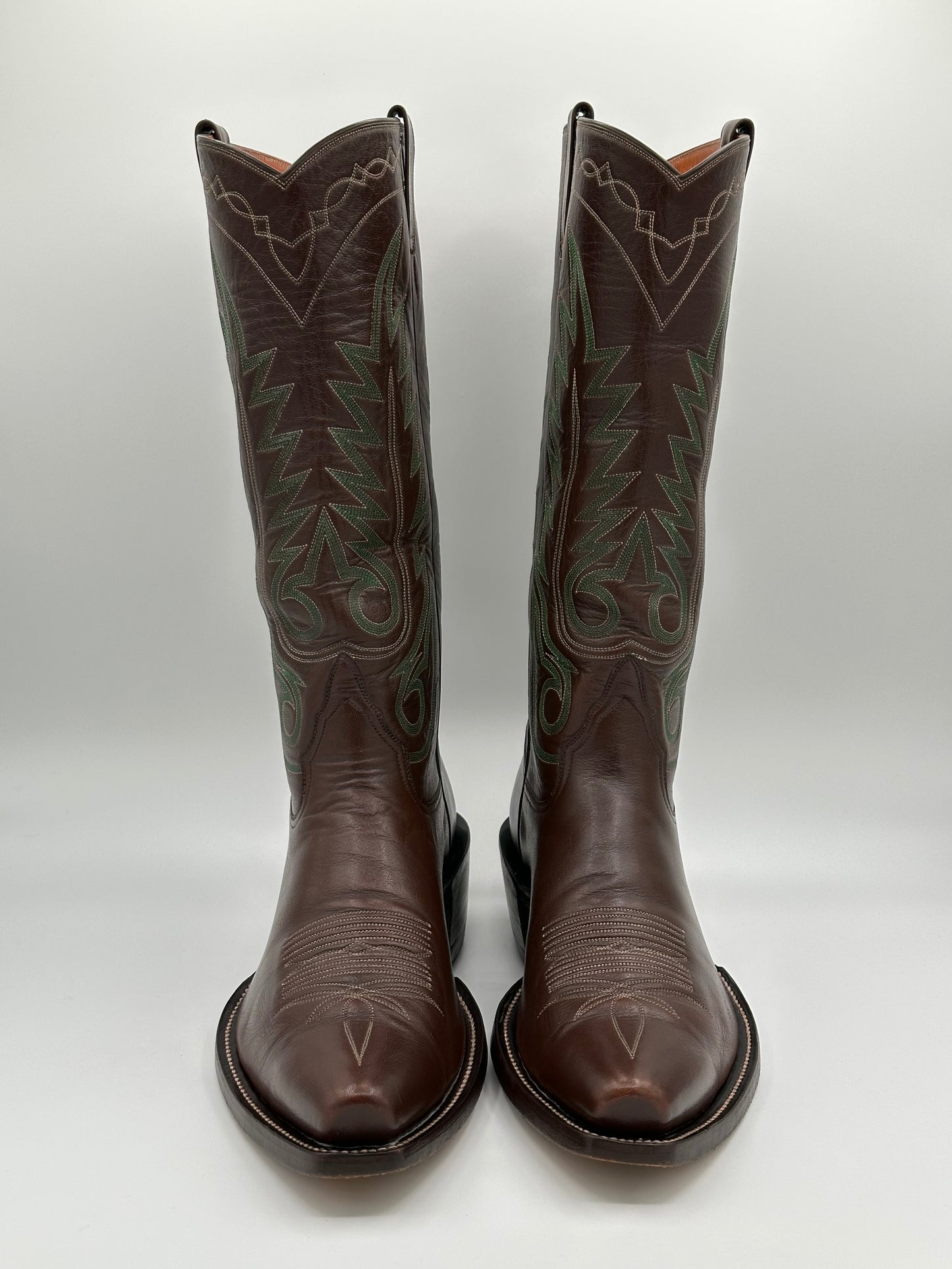 Eddie Kimmel Custom Calf Skin w/ Ray Jones Stitching Cowboy Boots size 11 D