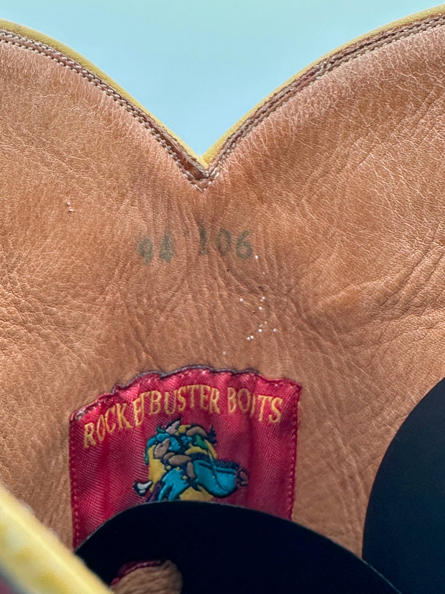 Rocketbuster Custom Chiefs Cowboy Boots size 10 D