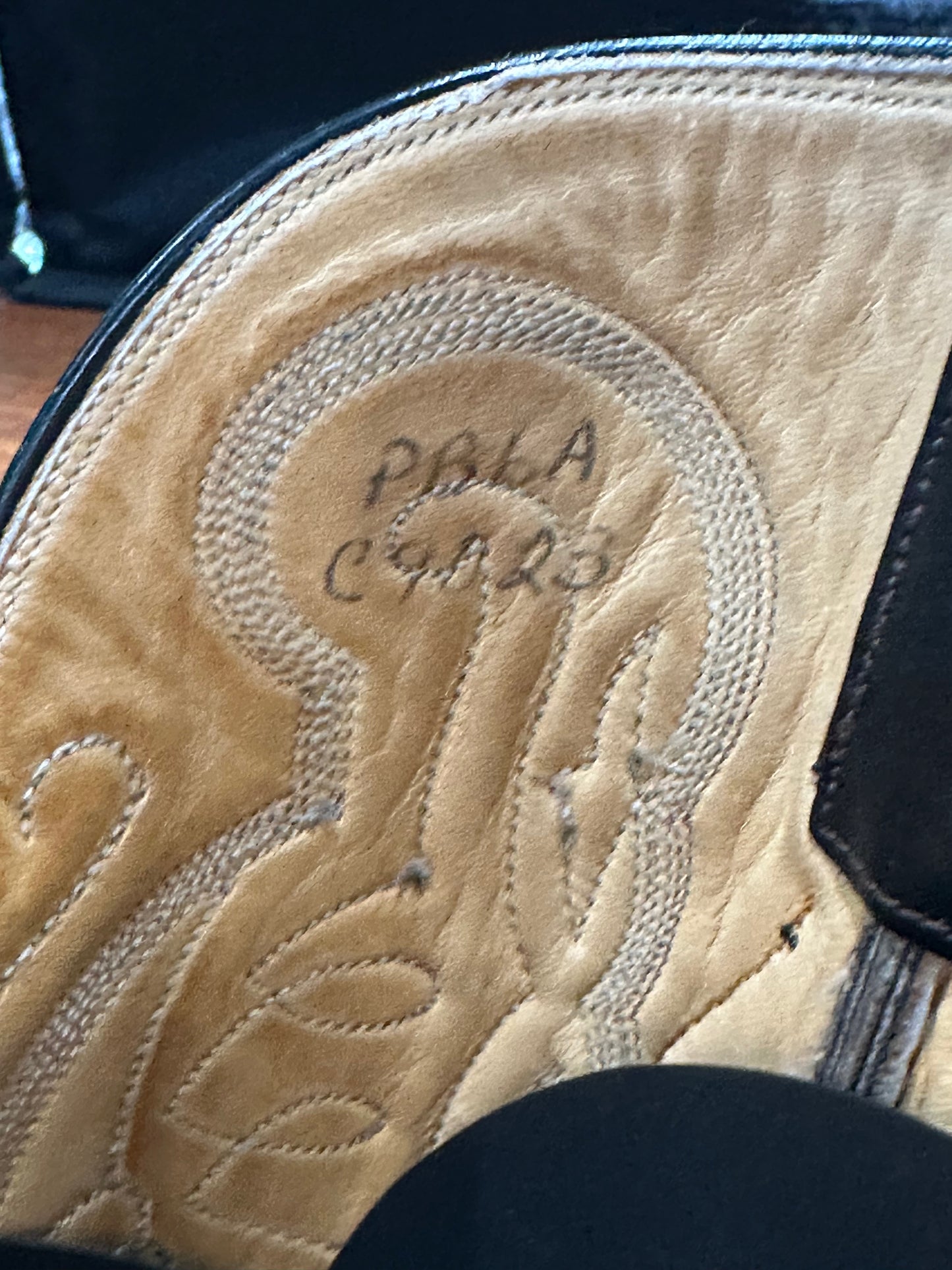 Ammons Custom Anaconda Cowboy Boots size 11.5 A