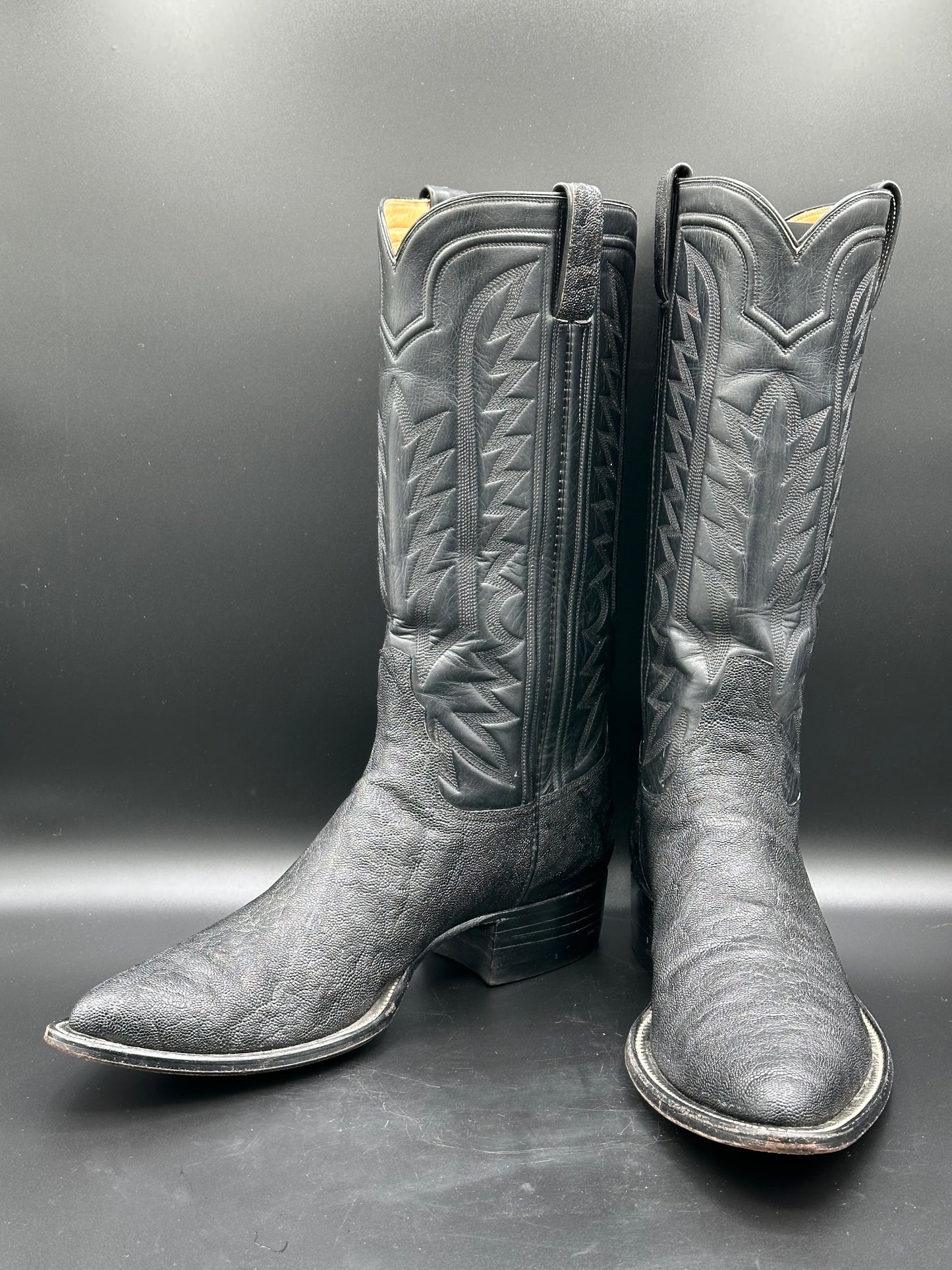 Custom Elephant Cowboy Boots size 10.5 D