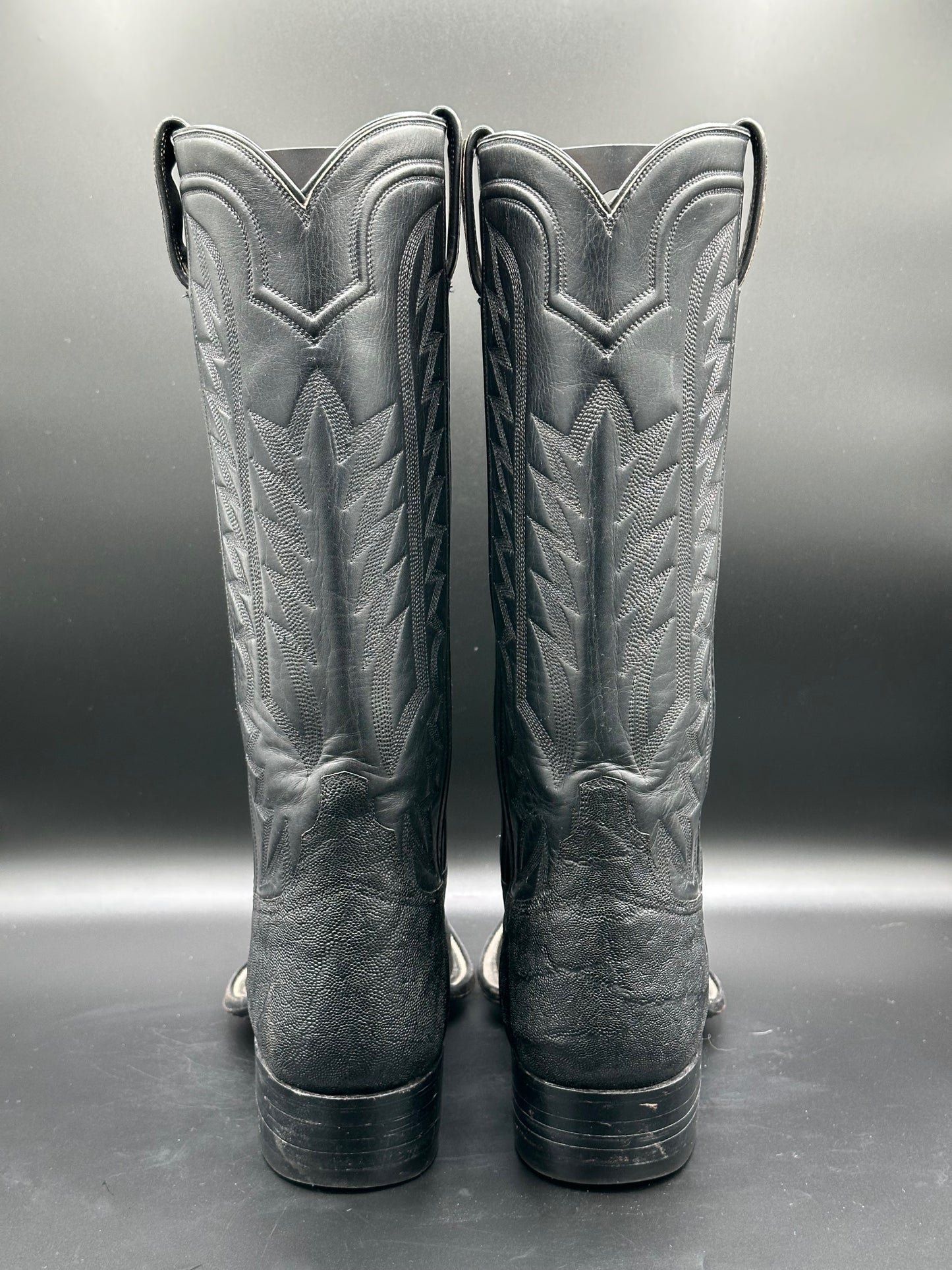 Custom Elephant Cowboy Boots size 10.5 D