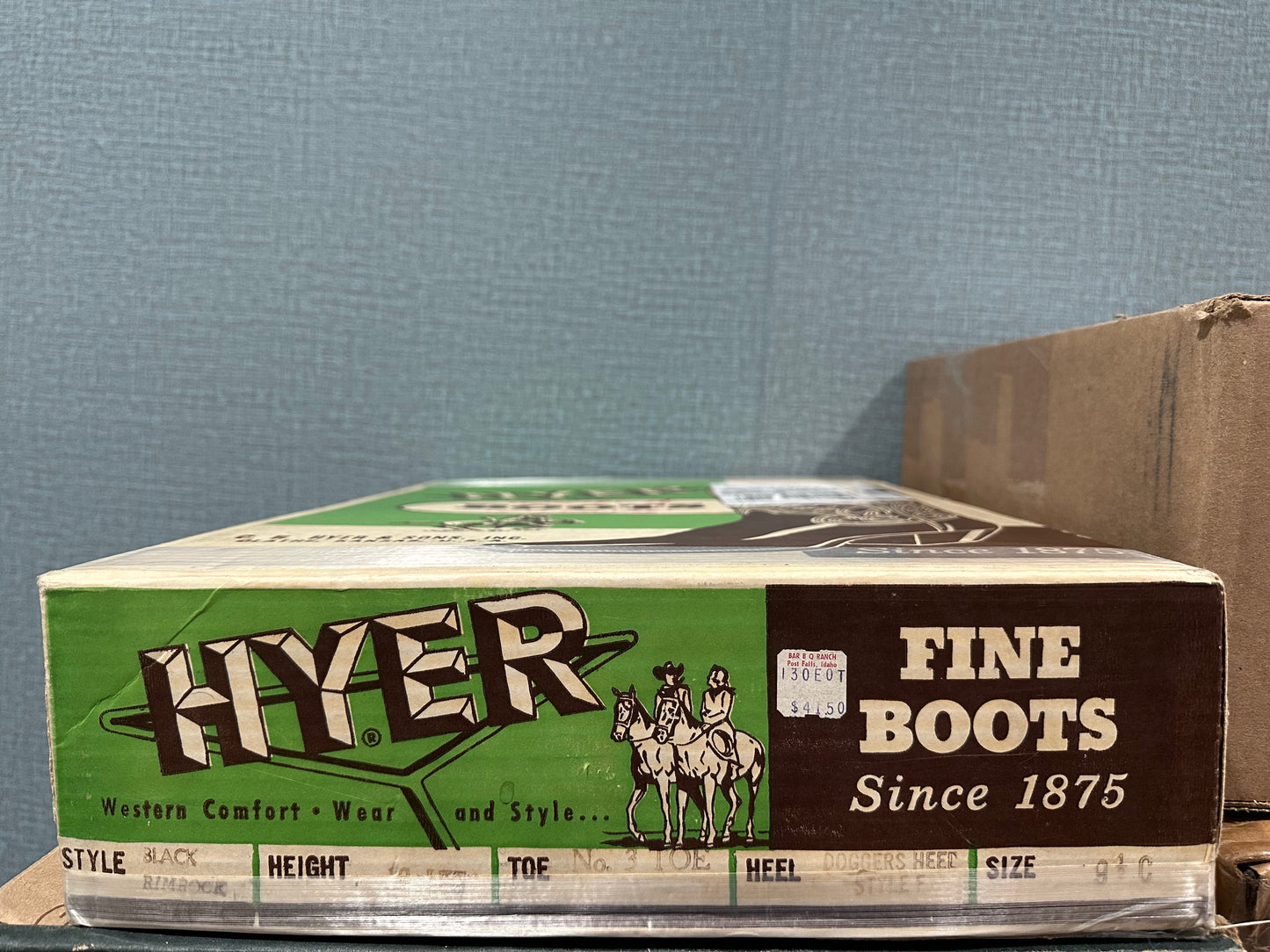 1950's HYER Rimrock Western Boots size 9.5 C (8.5 D)