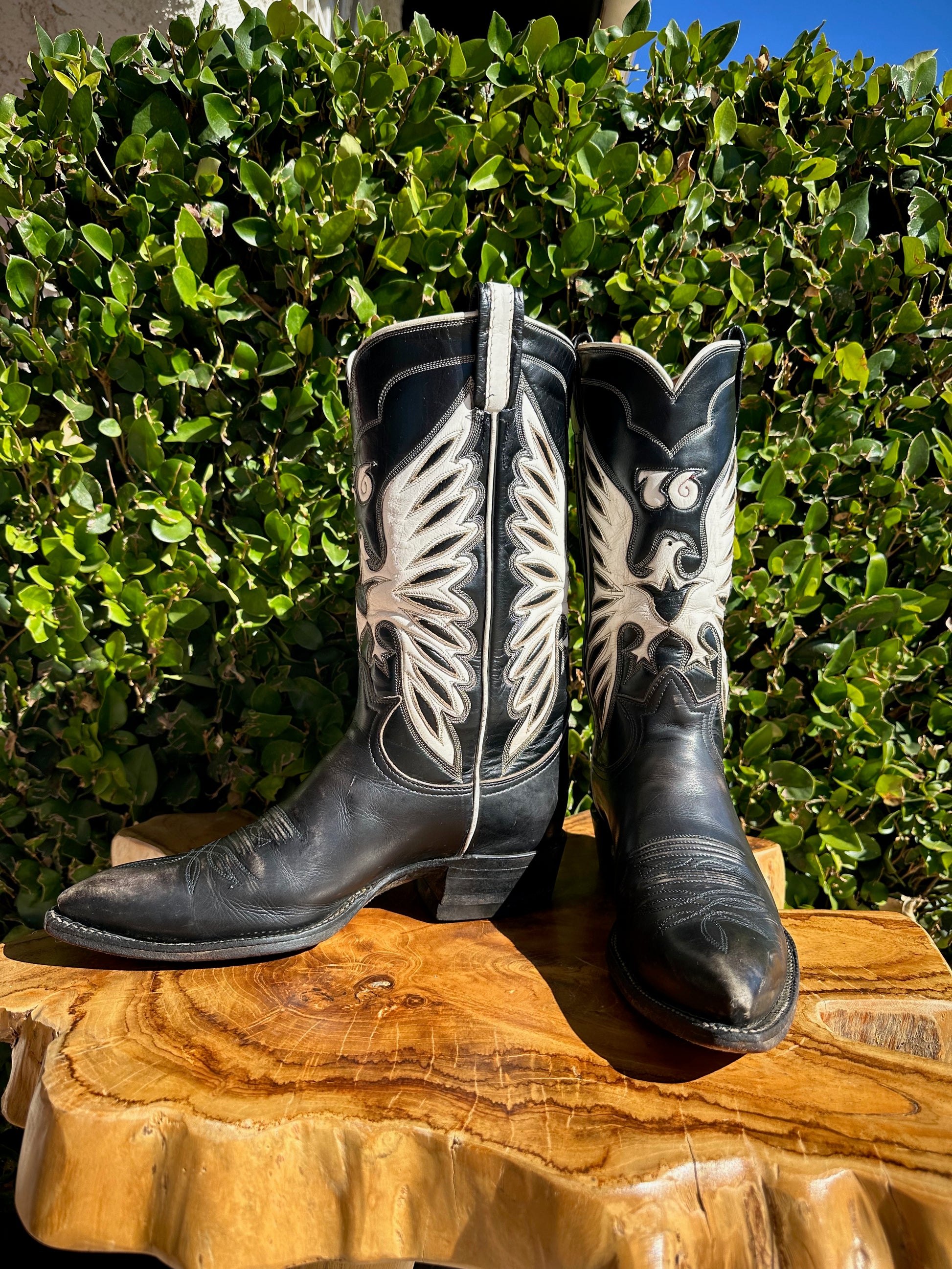 1976 Tony Lama Bicentennial Eagle Cowboy Boots size D – Western