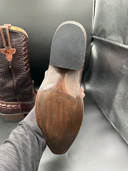 Rios of Mercedes Full American Alligator Cowboy Boots size 9 D