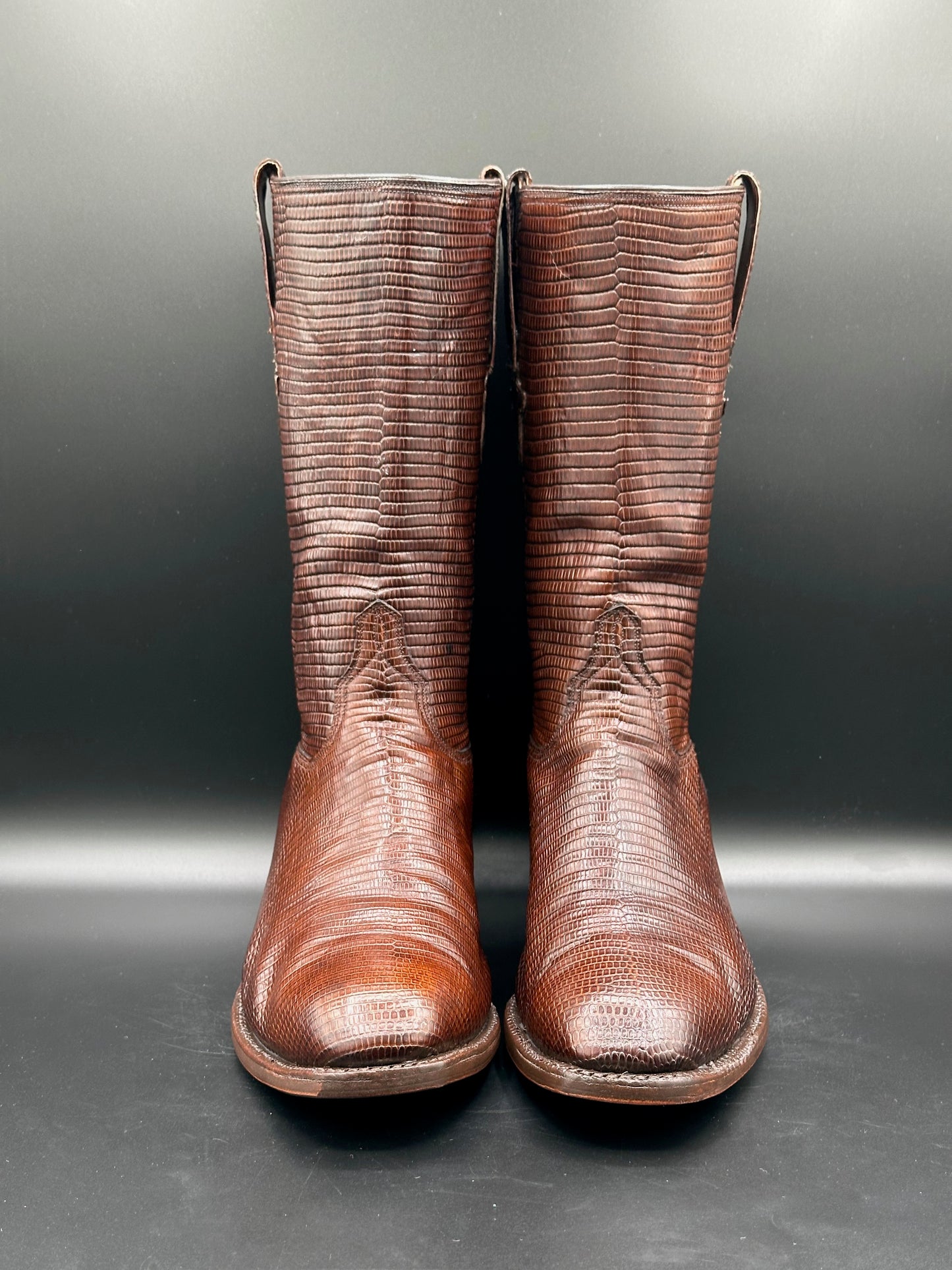 1970's Lucchese San Antonio Full Teju Lizard size 11 D