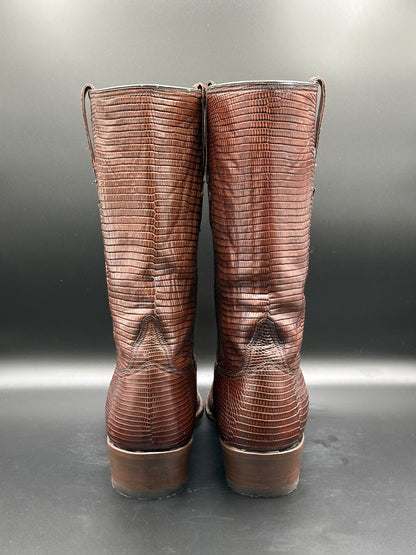 1970's Lucchese San Antonio Full Teju Lizard size 11 D