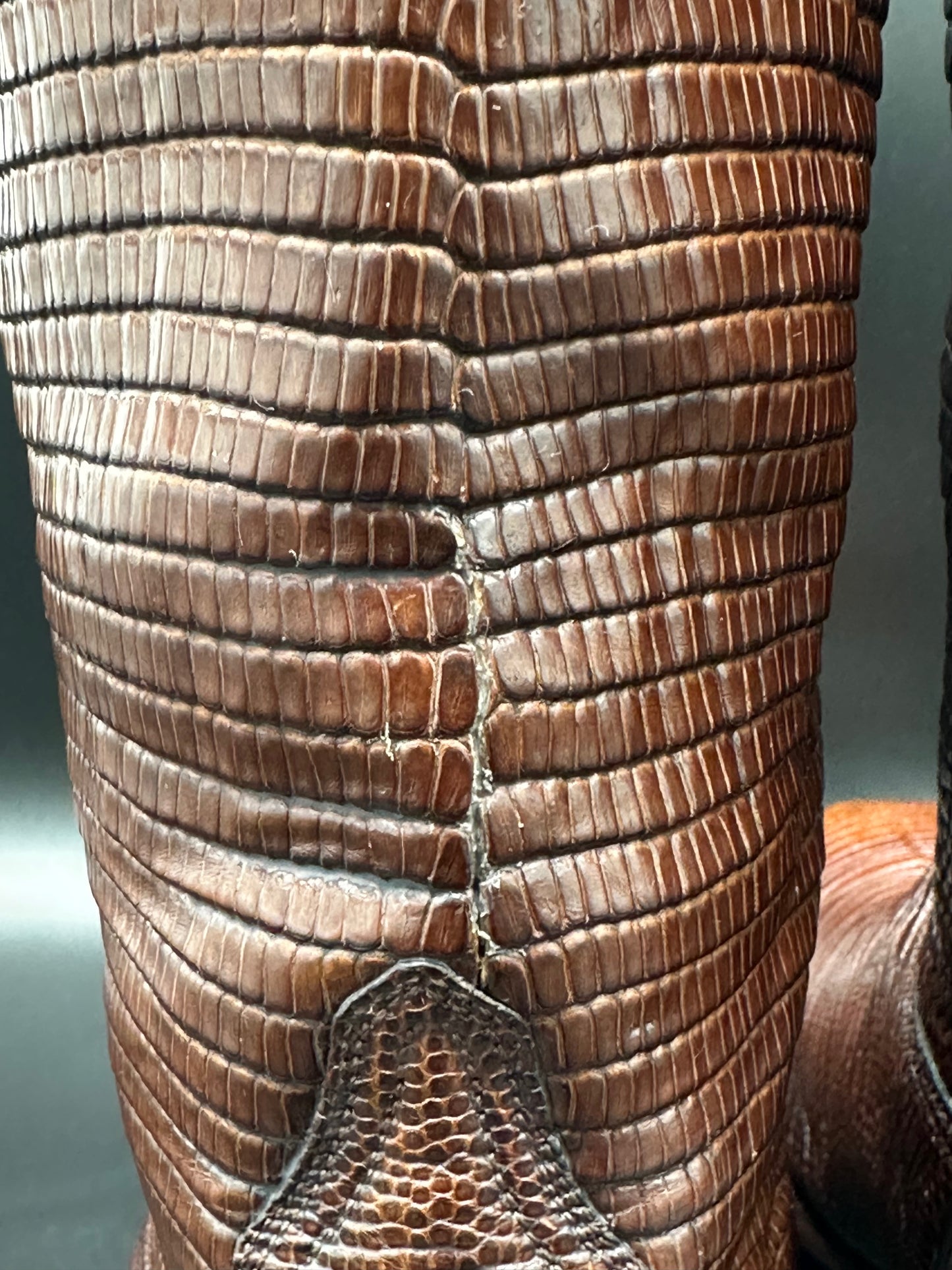 1970's Lucchese San Antonio Full Teju Lizard size 11 D