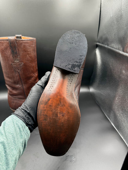 1970's Lucchese San Antonio Full Teju Lizard size 11 D