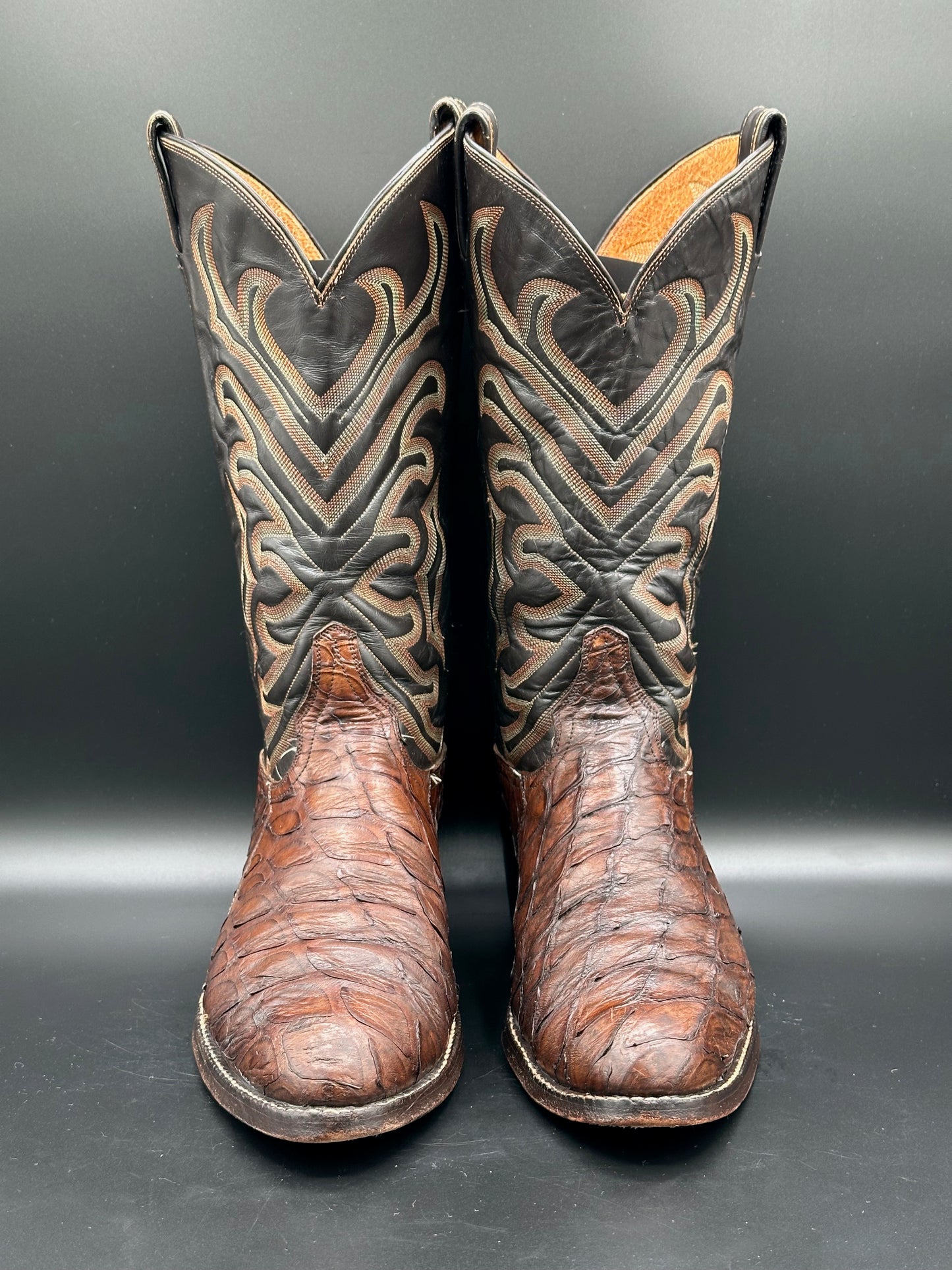 1970's Tony Lama Preban Anteater Cowboy Boots 10.5 C