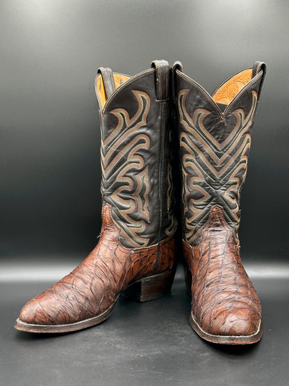 1970's Tony Lama Preban Anteater Cowboy Boots 10.5 C