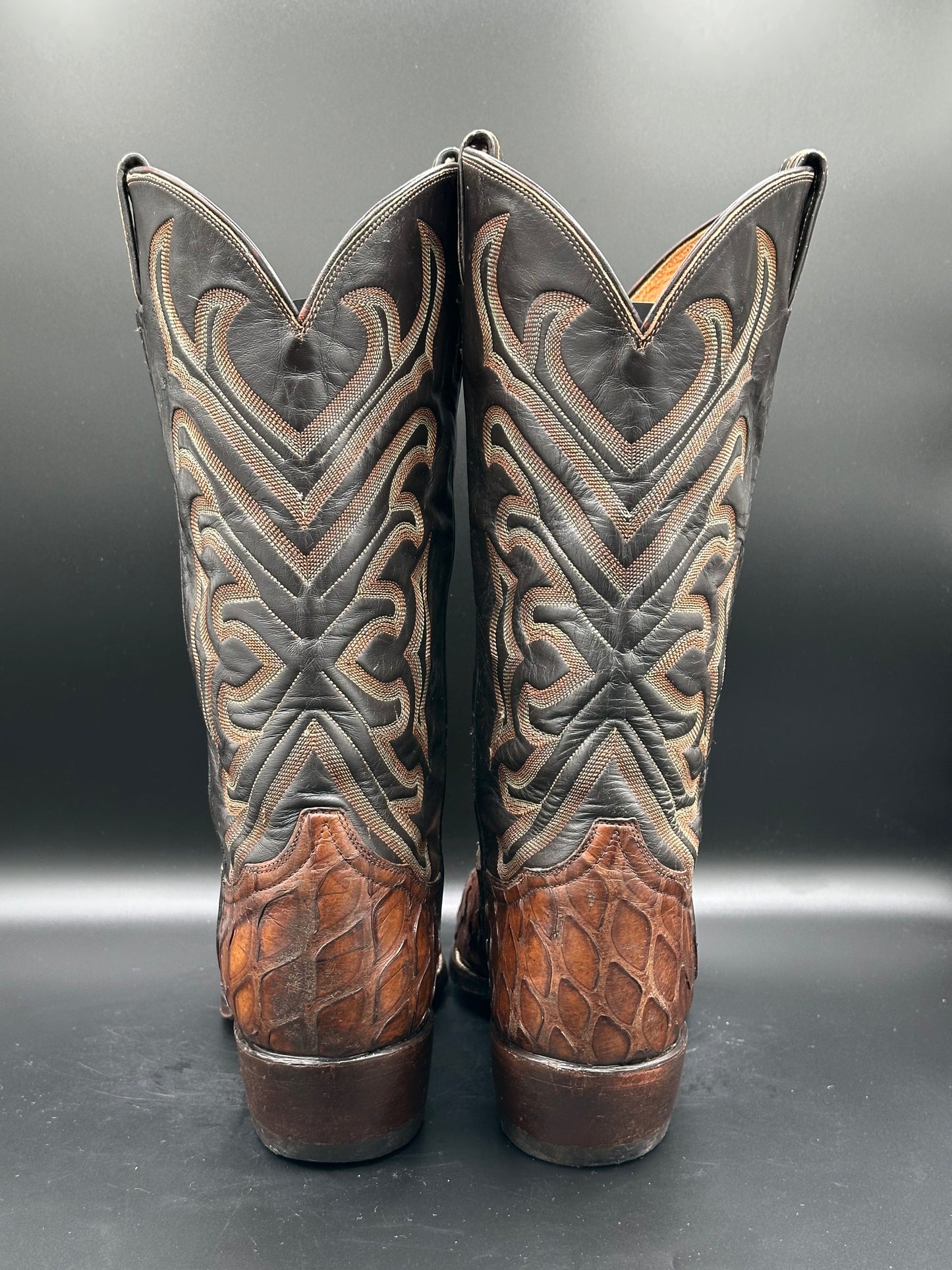 1970's Tony Lama Preban Anteater Cowboy Boots 10.5 C