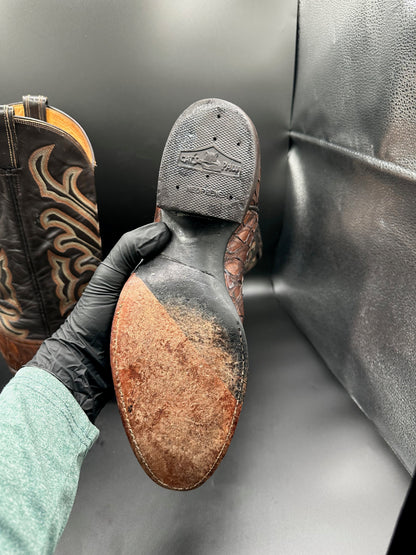 1970's Tony Lama Preban Anteater Cowboy Boots 10.5 C