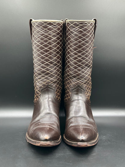 1960's Justin Vintage Cowboy Boots 8.5 D