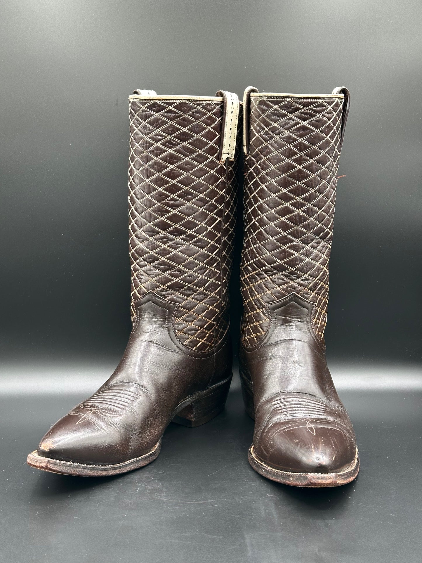 1960's Justin Vintage Cowboy Boots 8.5 D