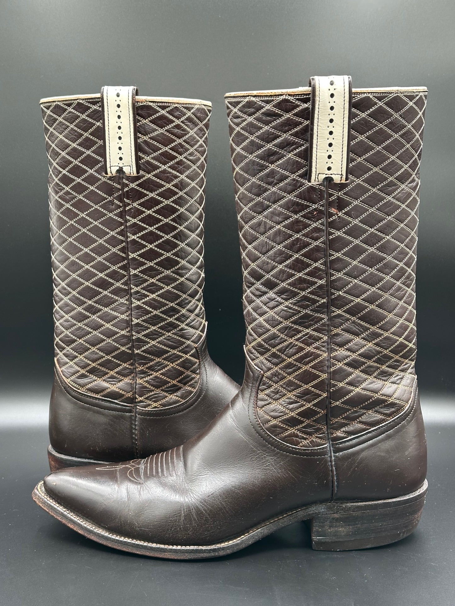 1960's Justin Vintage Cowboy Boots 8.5 D