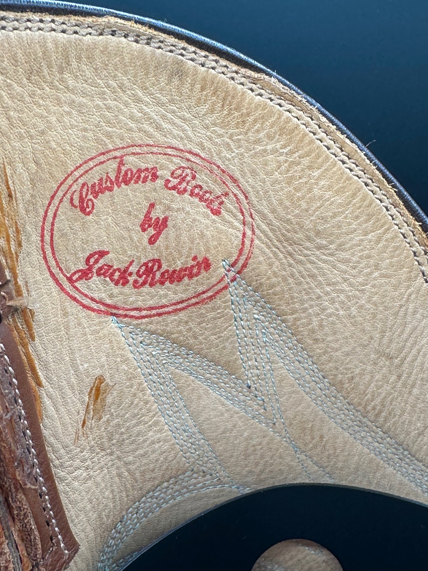 Jack Rowin Custom Teju Lizard Cowboy Boots size 12 D