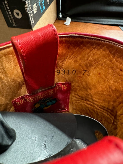 RocketBuster Custom Bronco Buster Cowboy Boots size 10 D