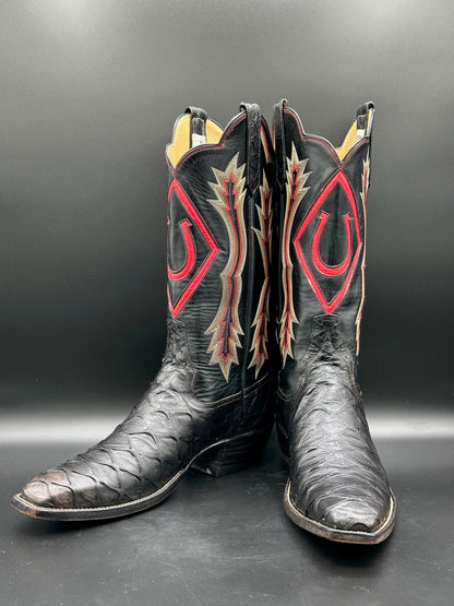 Rios of Mercedes Custom Preban Anteater Cowboy Boots size 9 B