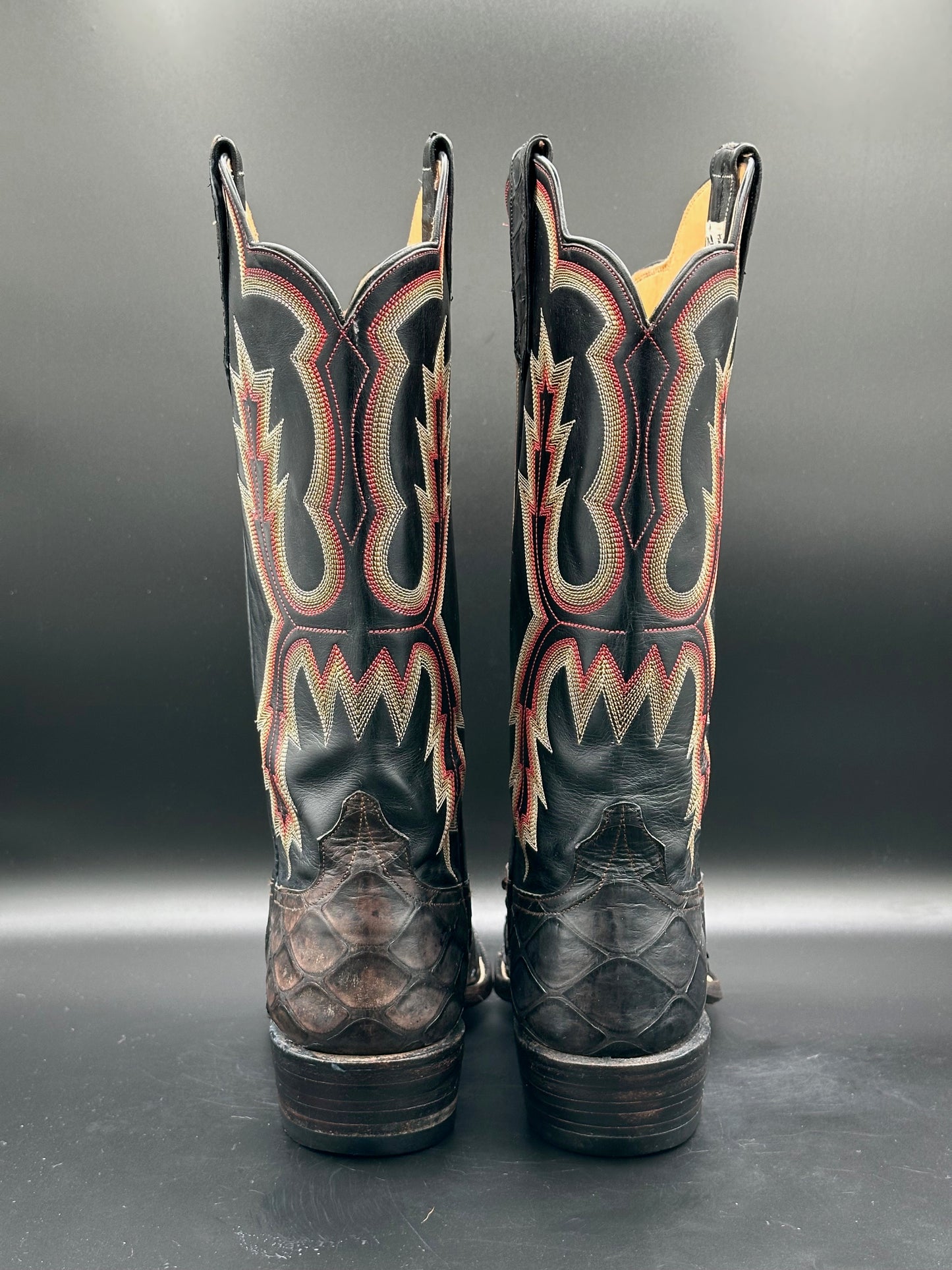 Rios of Mercedes Custom Preban Anteater Cowboy Boots size 9 B