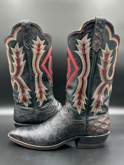 Rios of Mercedes Custom Preban Anteater Cowboy Boots size 9 B