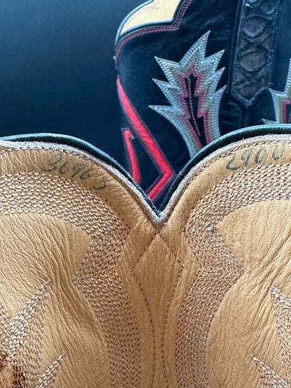 Rios of Mercedes Custom Preban Anteater Cowboy Boots size 9 B