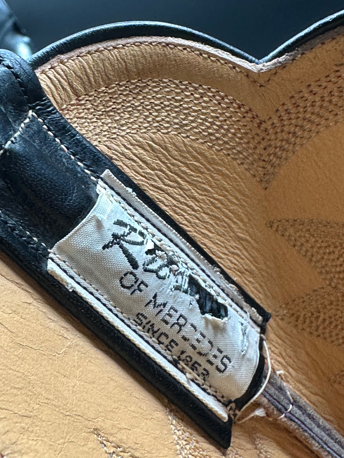 Rios of Mercedes Custom Preban Anteater Cowboy Boots size 9 B