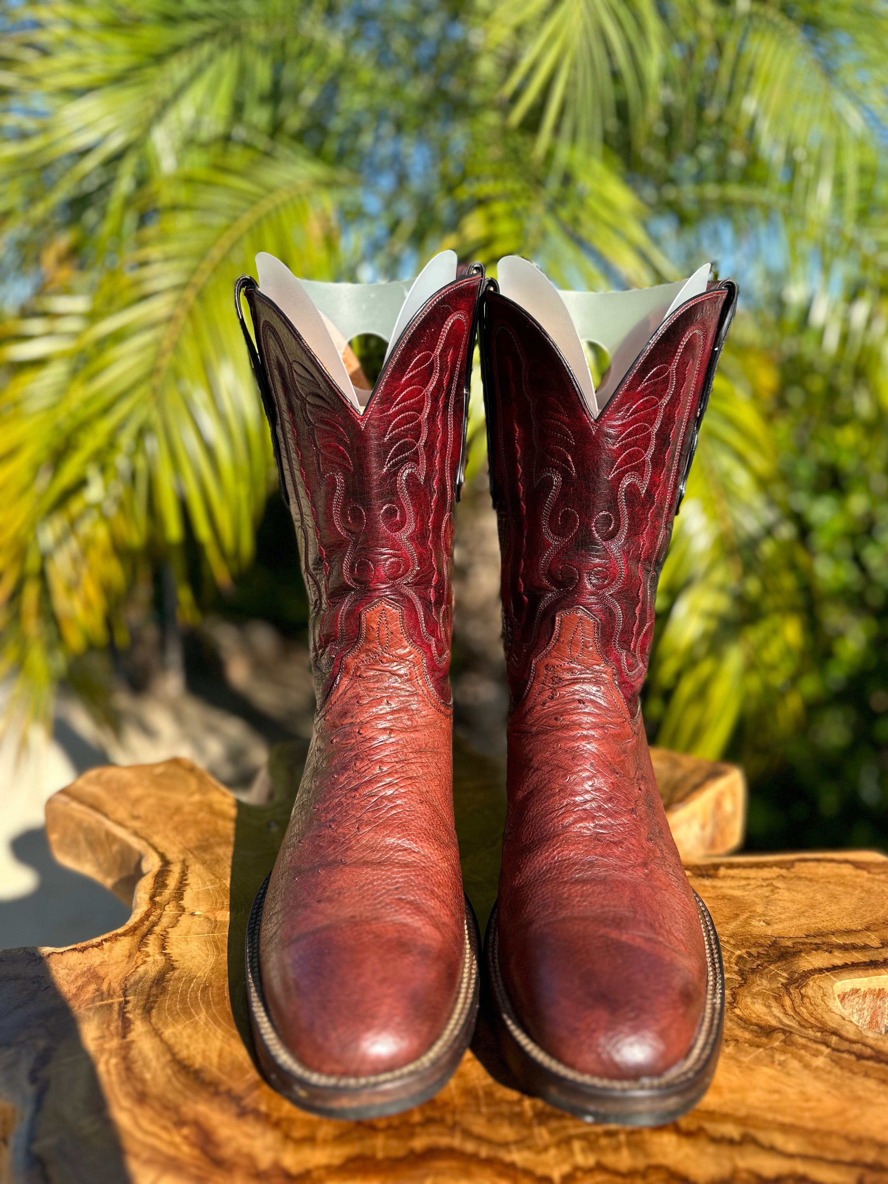 Rodney Ammons Custom Ostrich Cowboy Boot size 10.5 D – Western Boot Company