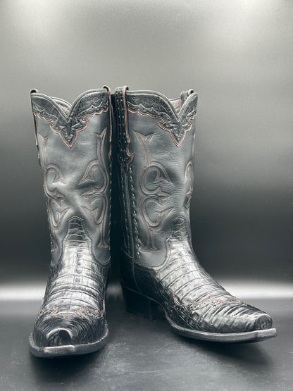 Stallion Majestic Caiman Cowboy Boots size 10 D