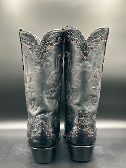 Stallion Majestic Caiman Cowboy Boots size 10 D