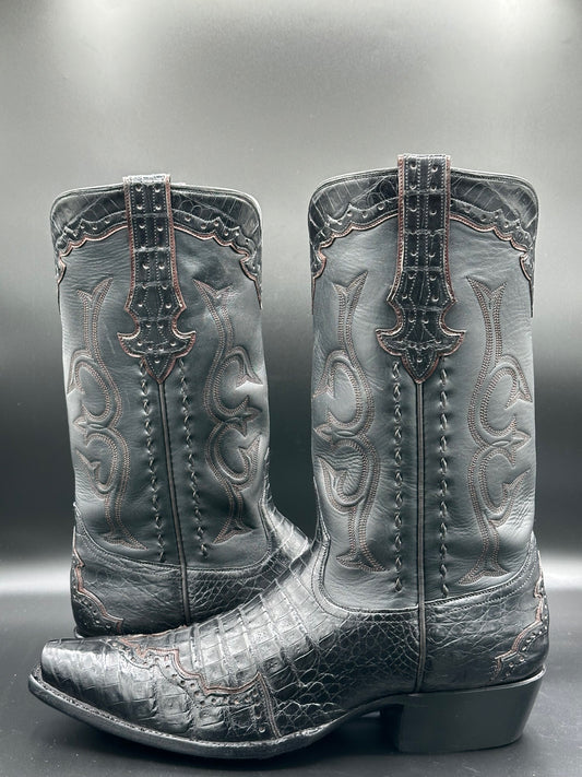 Stallion Majestic Caiman Cowboy Boots size 10 D
