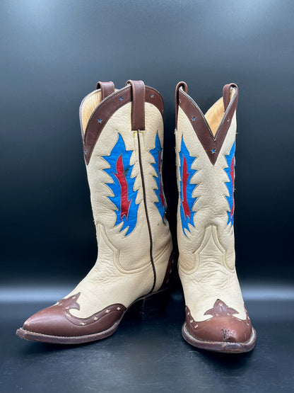 Rocketbuster Custom Cowgirl Boots size 6.5 B