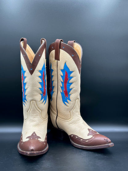 Rocketbuster Custom Cowgirl Boots size 6.5 B