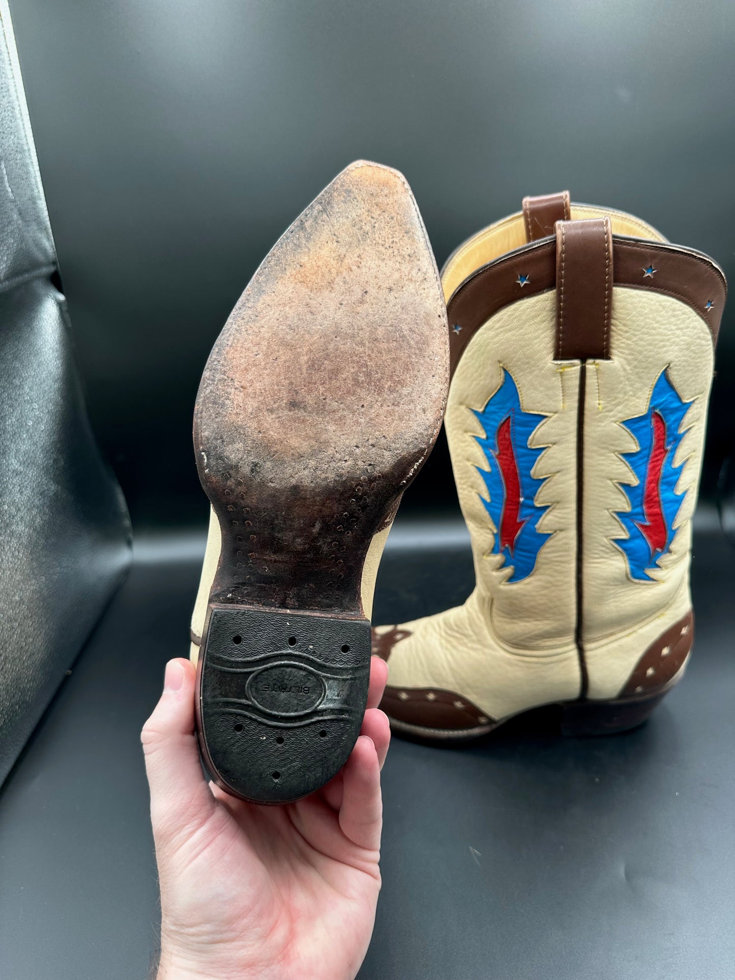 Rocketbuster Custom Cowgirl Boots size 6.5 B