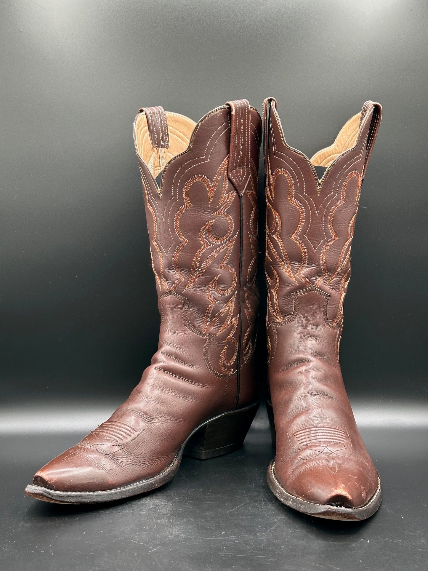 Paul Bond Custom Calf Skin Cowboy Boots size 10 D