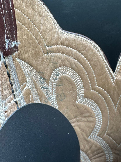 Paul Bond Custom Calf Skin Cowboy Boots size 10 D