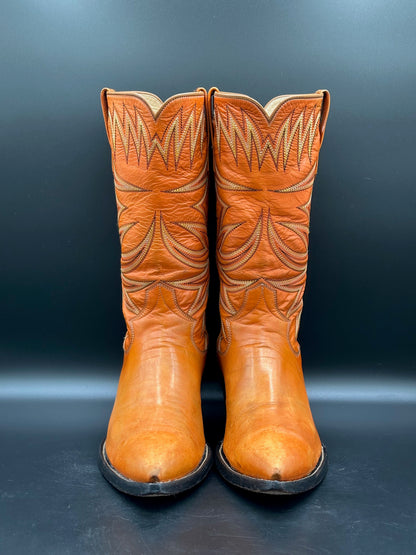 Paul Bond Custom Calf Skin Cowboy Boots size 9.5 D