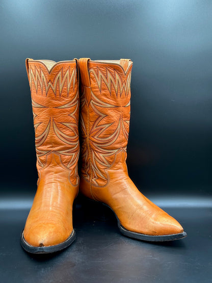 Paul Bond Custom Calf Skin Cowboy Boots size 9.5 D