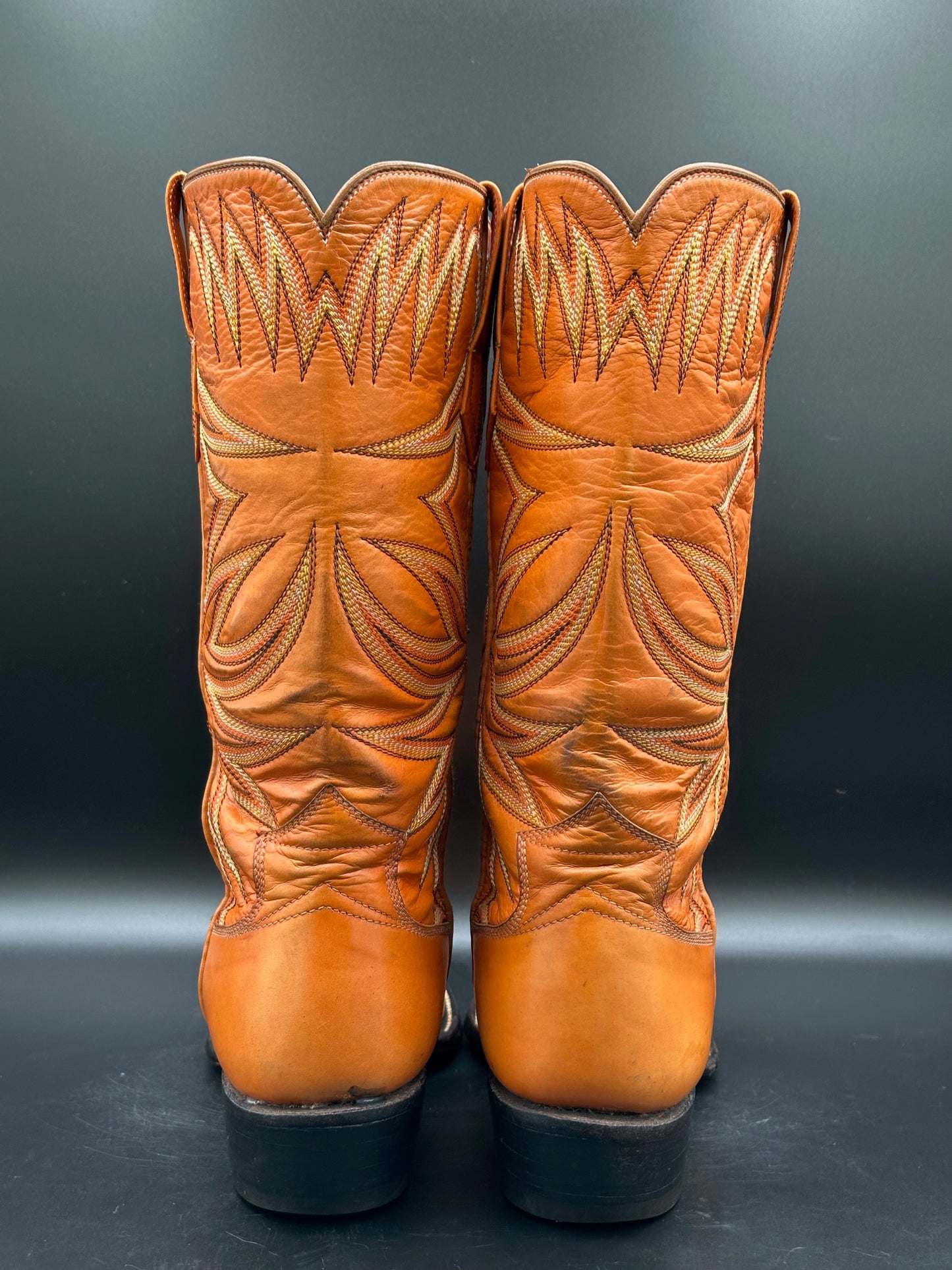 Paul Bond Custom Calf Skin Cowboy Boots size 9.5 D
