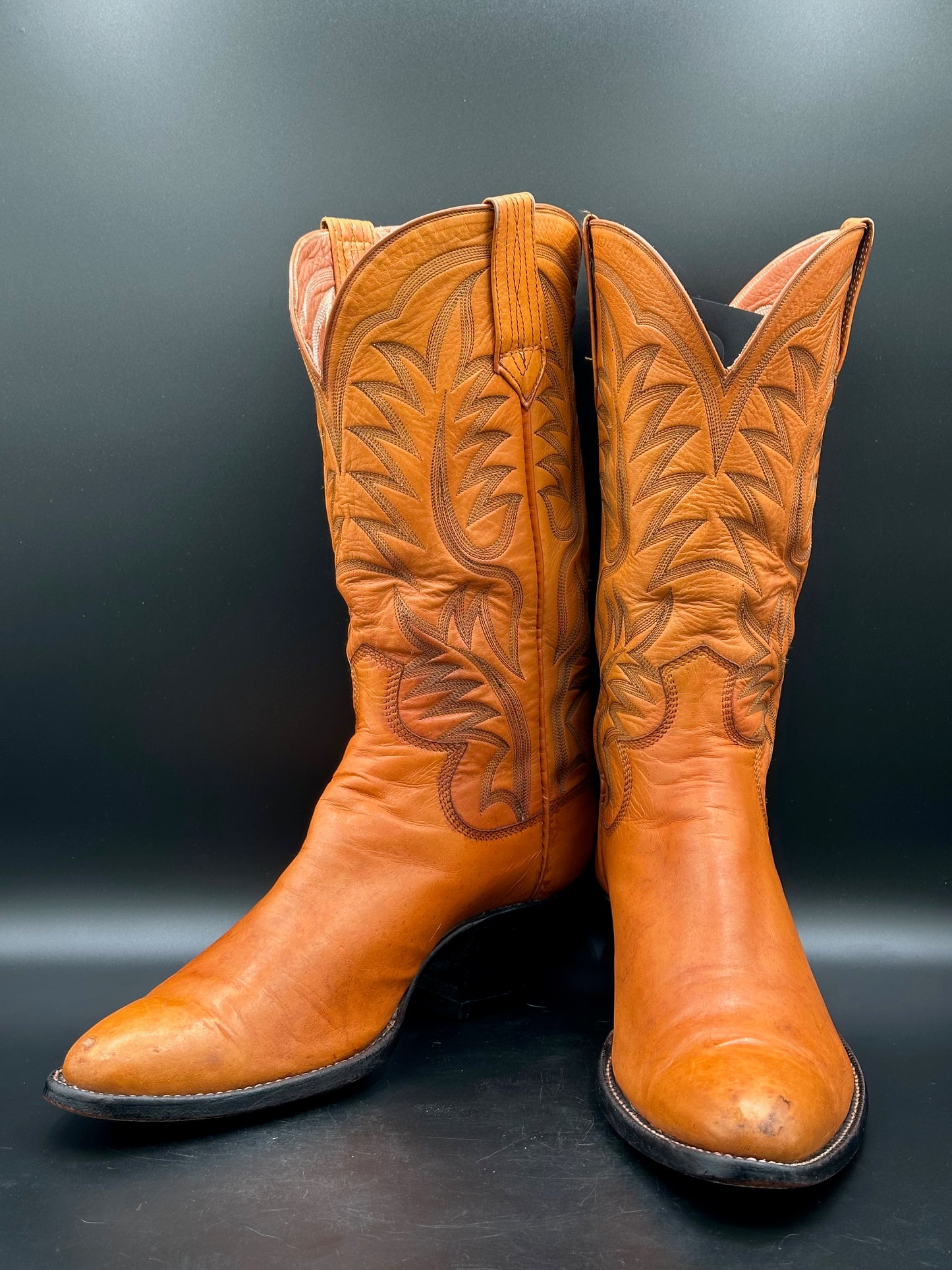 Paul Bond Custom Calf Skin Cowboy Boots size 10 D