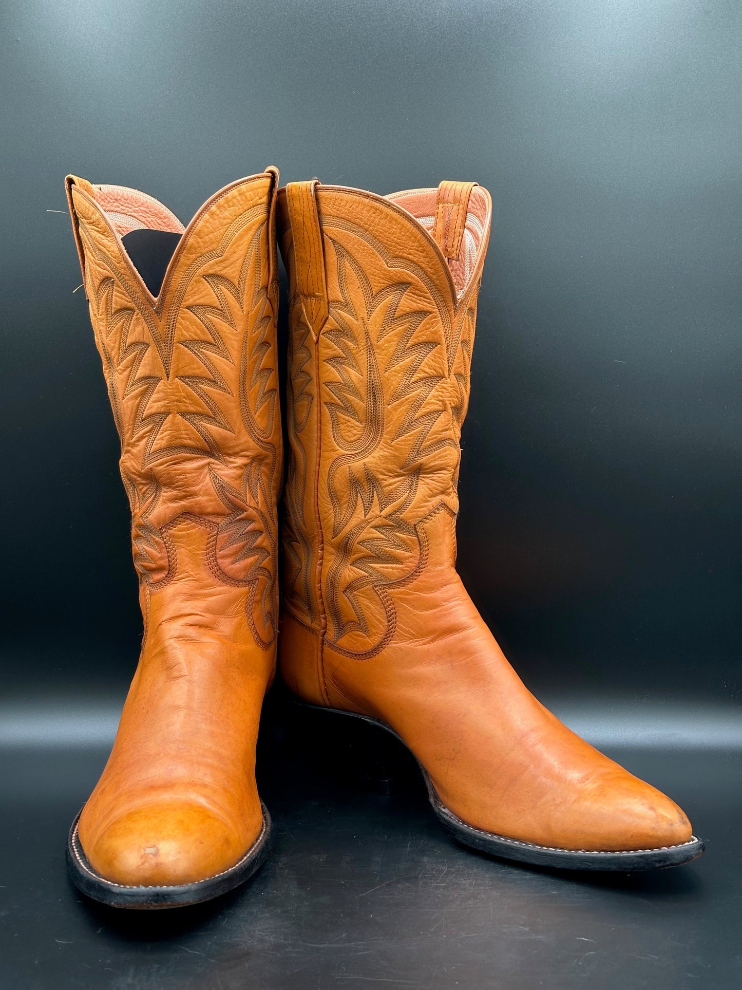 Paul Bond Custom Calf Skin Cowboy Boots size 10 D
