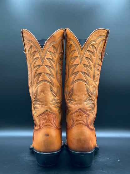 Paul Bond Custom Calf Skin Cowboy Boots size 10 D