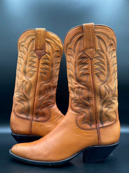Paul Bond Custom Calf Skin Cowboy Boots size 10 D