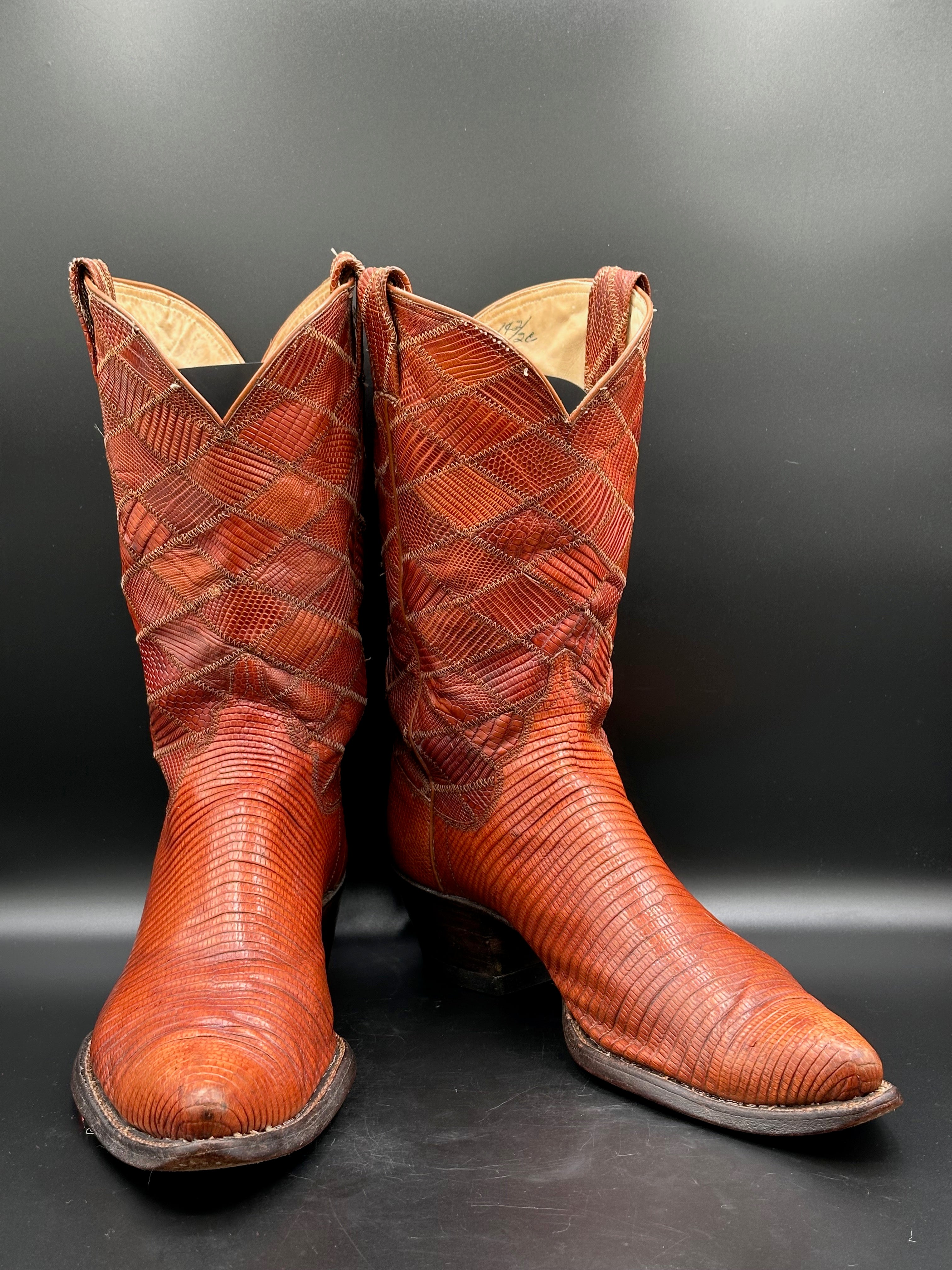 ML LEDDY Full Teju Lizard 13 D – Western Boot Company